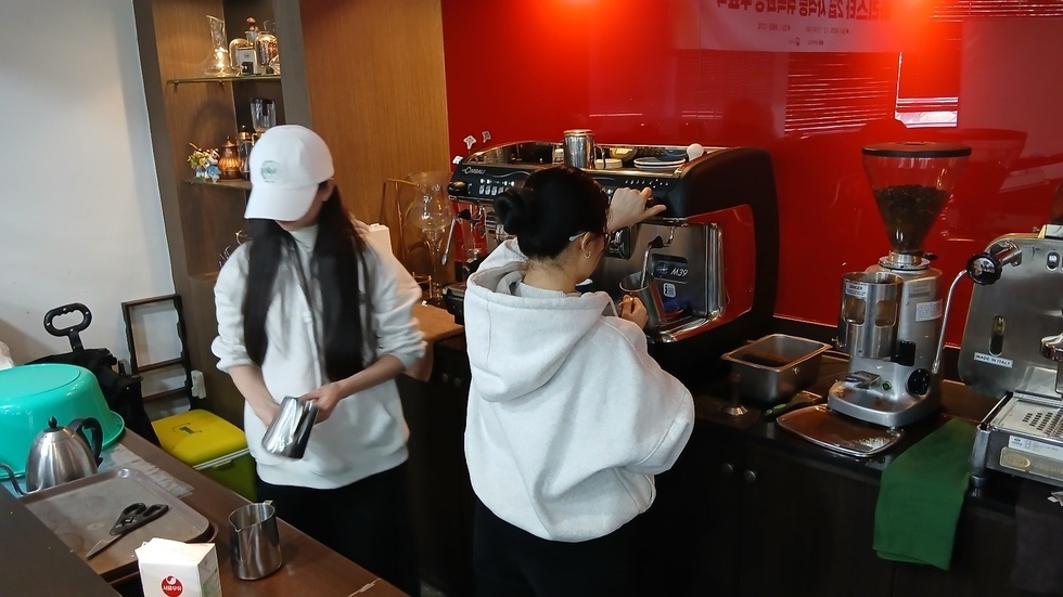 외국인유학생 바리스타자격증 취득